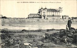 CPA Saint Brevin L Ocean Un Coin de la Plage et le Casino