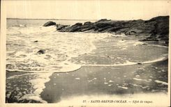 CPA Saint Brevin l Ocean Effet de Vague