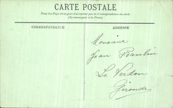 VINTAGE POSTCARD Saint Nazaire Beautiful Fountain the Beach