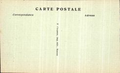 VINTAGE POSTCARD Saint Nazaire Stray Public garden L