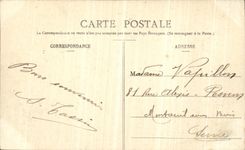 VINTAGE POSTCARD Saint Nazaire the Dimension of the Rock of the Lion Top of the L Eve