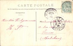 VINTAGE POSTCARD Of Pouliguen In Croisic the Great Dimension Effect Vagueness