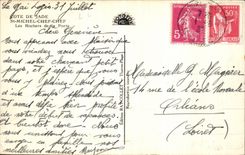 VINTAGE POSTCARD Jade Dimension St Michel Chief Chief Rocks of the Gate