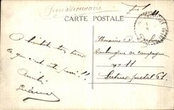 VINTAGE POSTCARD Saint Michel Chief Chief the Beach and the Road on Cliff