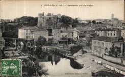 CPA Clisson Panorama pris du Viaduc