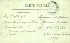 CPA La Mer Agitee