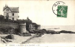 CPA Pornic Les Roches de la Noveillard