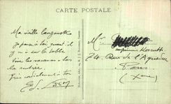 VINTAGE POSTCARD St Michel Chief Chief Main beach