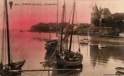 CPA Pornic L Avant Port Bateaux