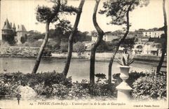CPA Pornic L avant port vu de la Cote de Gourmalon