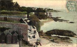 CPA Sainte Marie De Pornic Le Plage Mombeau vers Pornic