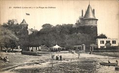 CPA Pornic La Plage du Chateau