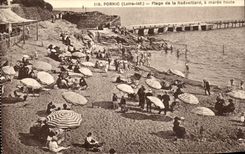 CPA Pornic Plage de la Noeveillard a maree Haute