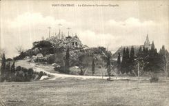 CPA Pont Chateau Le Calvaire et l ancienne Chapelle