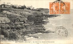CPA Pornic La Cote et les Chalets de Gourmalon