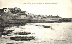 CPA Pornic La Cote et les Chalets de la Noveillard