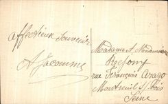 VINTAGE POSTCARD Chateauneuf the Drill Landscape On Combade