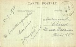 VINTAGE POSTCARD Castle of Vieillecour Close Gallant Bussiere