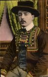 CPA Folklore Homme Bretagne