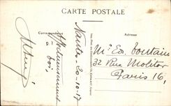 CPA Nantes Le Chateau Le square et la tour du fer a cheval
