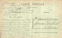 El puente santo colegial del horno de Guerande Aubin de la POSTAL de la VENDIMIA de la Virgen vuelve a presentar fuera del marmol del 17mo