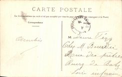 POSTAL Guerande de la VENDIMIA la torre de la ciudad