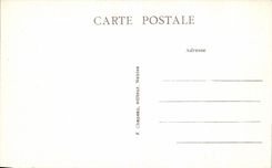 POSTAL Guerande de la VENDIMIA la puerta Miguel santo