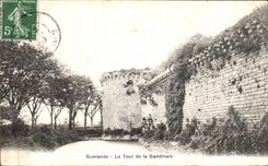 POSTAL Guerande de la VENDIMIA la torre de Gandinals