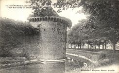 Vuelta de Guerande de la POSTAL de la VENDIMIA y St Anne de los fosos