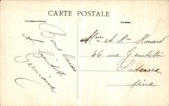 POSTAL Guerande de la VENDIMIA colegial Saint el portico meridional de Aubin