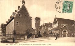 POSTAL Guerande de la VENDIMIA el museo de Dobree y la casa del duque Jean V