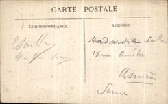 VINTAGE POSTCARD Collar of the Small Saint Bernard L Old people s home Seen Of the Dimension