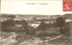 VINTAGE POSTCARD St Cyr L School View