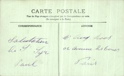 VINTAGE POSTCARD St Cyr L School the Napoleon Court