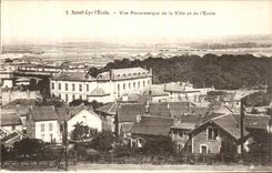 VINTAGE POSTCARD Holy Cyr L School Panoramic View of the City and L School