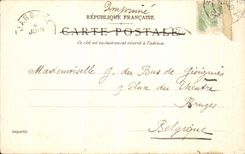 VINTAGE POSTCARD St Cloud Ruins of the Castle old imperial residence destroyed during the war of 1870 1871