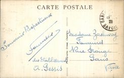 VINTAGE POSTCARD Edges of the Lake Aiguebelette Gruy and the Point have Michelon