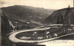 VINTAGE POSTCARD Valley of Giettaz Street of the Turnings of Aravis