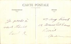 VINTAGE POSTCARD St Cyr L School L Church Marriage