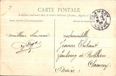 VINTAGE POSTCARD Bourg Places Carriat