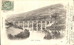 VINTAGE POSTCARD Cize the Viaduct