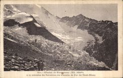 CPA Glacier de Bionnassay Terminus du Chemin de Fer du Mont Blanc