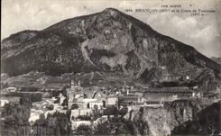 POSTAL Briancon de la VENDIMIA y la cruz de Toulouse