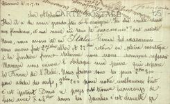 Opinion de Briancon de la POSTAL de la VENDIMIA y avances fuertes