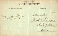 VINTAGE POSTCARD Spray View At the Bottom Mountain D Orel