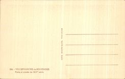 VINTAGE POSTCARD Villefranche de Rouergue Carries and cross