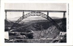 VINTAGE POSTCARD Garabit