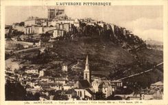CPA L Auvergne Pittoresque Saint Flour Vue Generale Ville basse