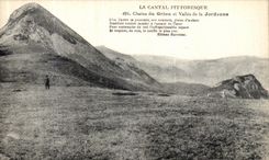 VINTAGE POSTCARD the Picturesque Cantal Chains griou and Vallee of Jordanne