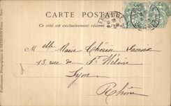 POSTAL La Rochelle L iglesia y de la torre el ahorrador de la VENDIMIA Saint